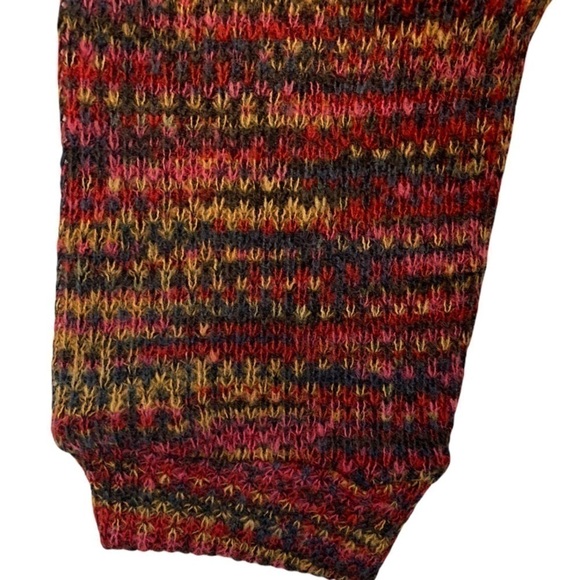 NEW WONDERLAND Boutique Red Gold Purple Open Cardigan Small - Picture 8 of 9